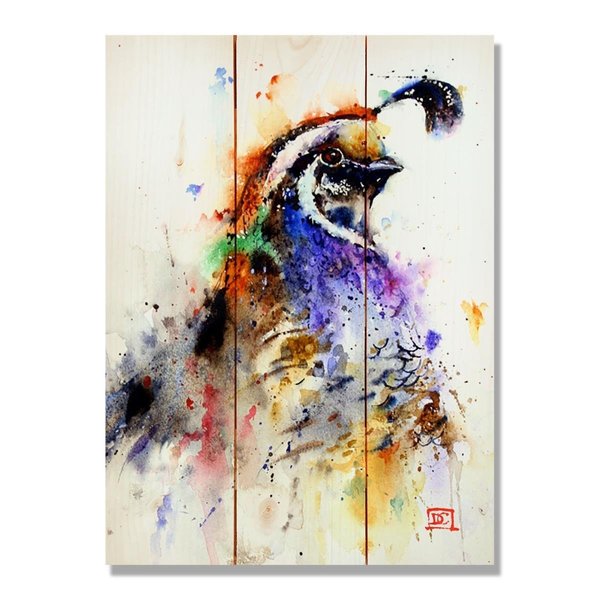 Rickis Rugs 11 x 15 in. Quail Wall Art RI1720804